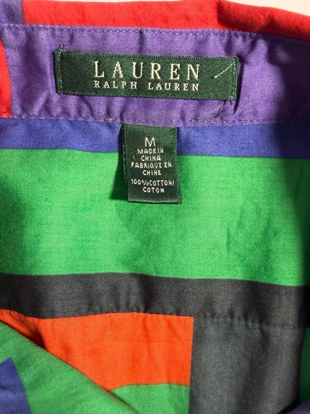 Ralph Lauren Multicolor Geometric Button-Down Shirt - Picture 4 of 9